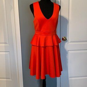 Macys Red Fit and Flare Dress (Duplicate Listing)